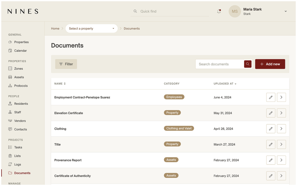 Organize all your documents in one easily accessible, searchable, and secure place